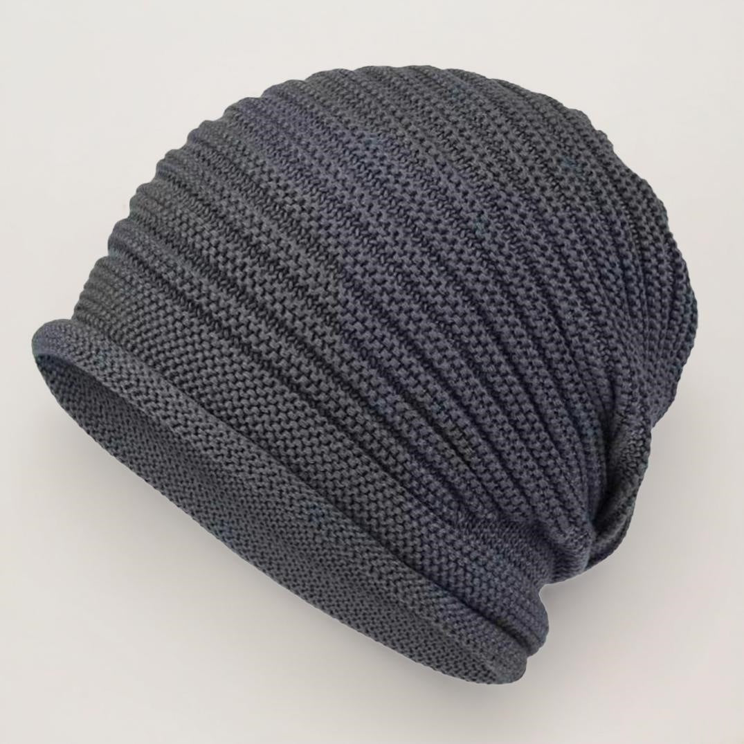Bonnet polyvalente et chaude en laine tricotée pour femmes