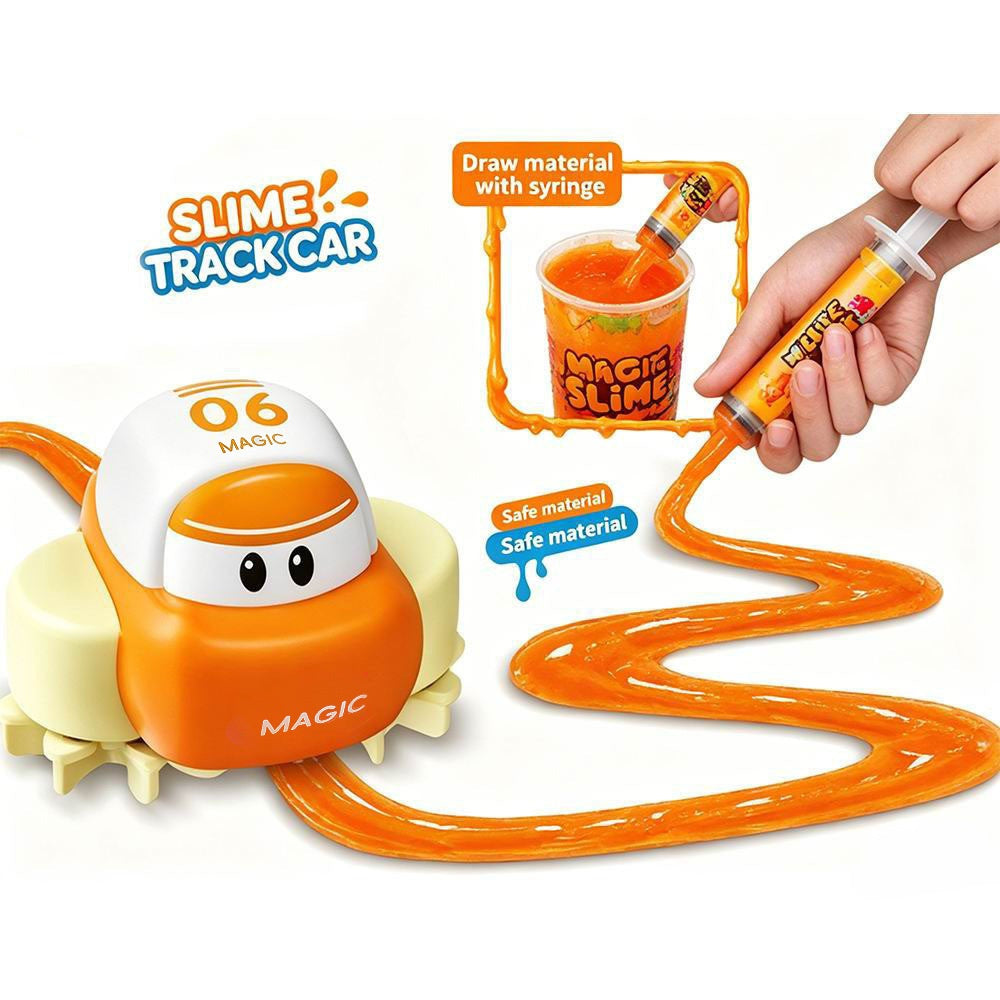 Schleich Educational DIY Free-Drawing Crystal Slime Dreamy Track Car Toy