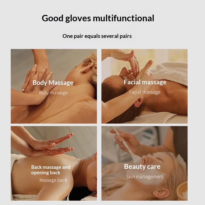 Gants médicaux jetables en PVC imperméables pour soins des pieds Massage Tuina et le dos du corps