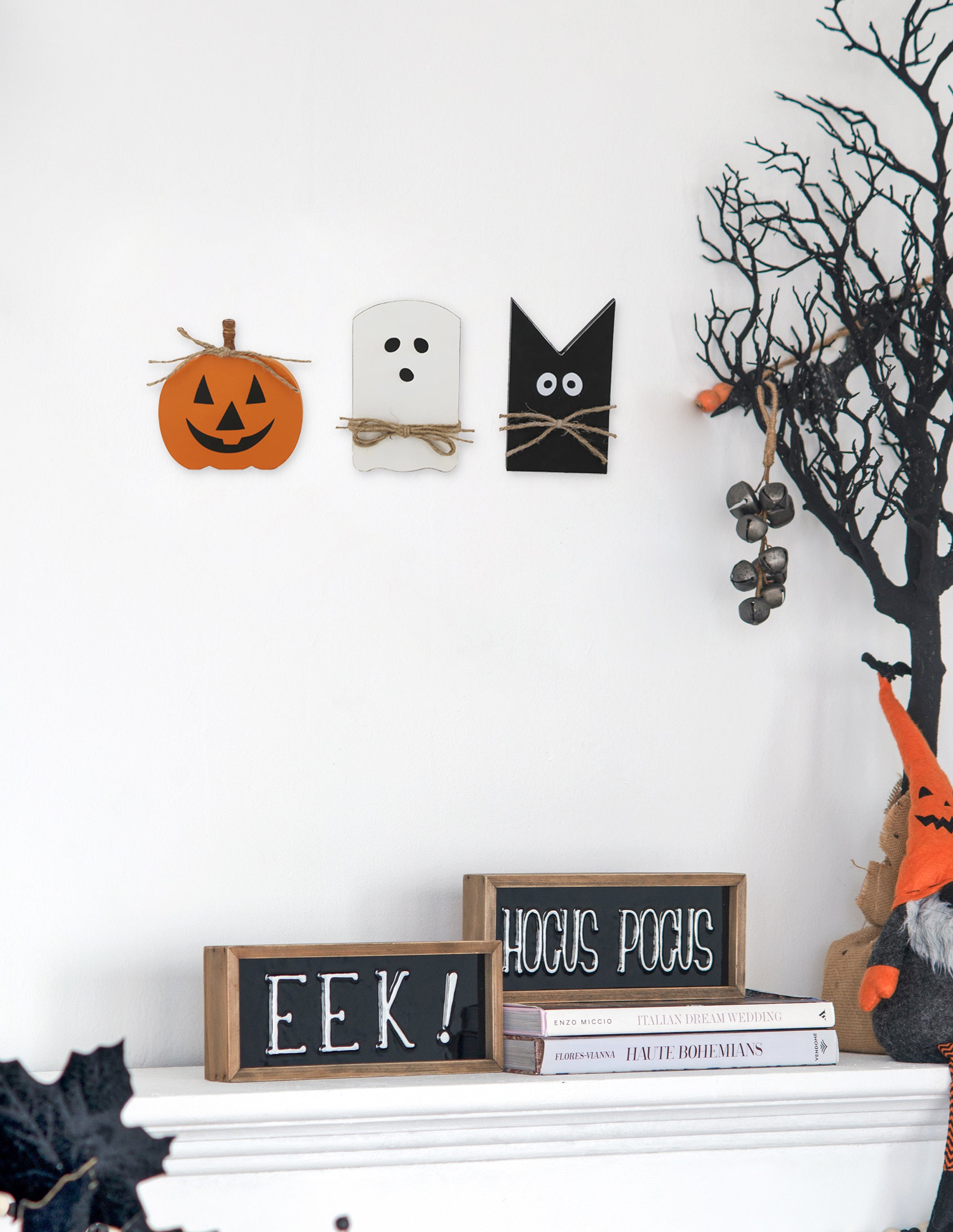 Ensemble de 3 décorations de table de vacances d'Halloween