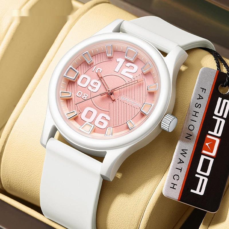 Bracelet en silicone imperméable à blocage de couleur pour enfants