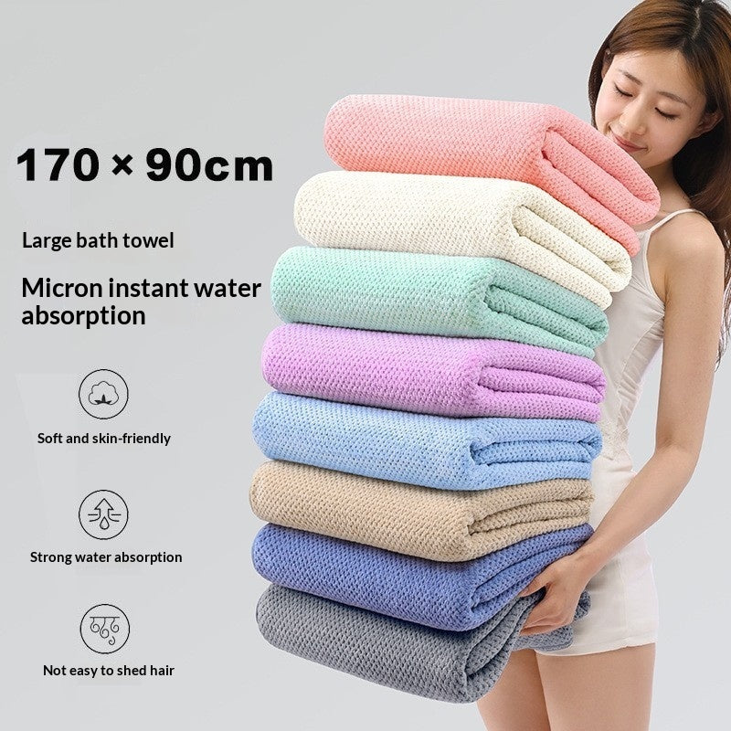 Serviette de bain douce à l'ananas de couleur polaire