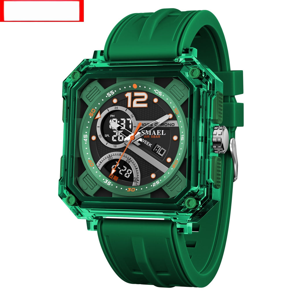 Montre électronique tendance homme mode avec chronométrage précis et conception fonctionnelle