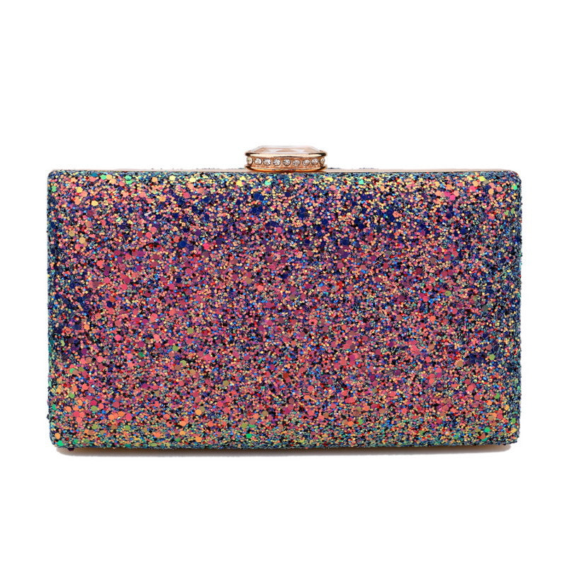 Sac d'embrayage pour dames à paillettes