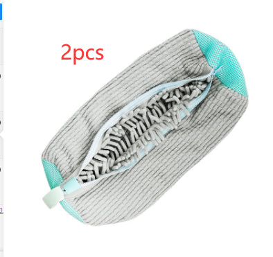 Bleu gris Maison Appareillage Laver Sac Chaussures Anti-déformation Sacs de protection de blanchisserie