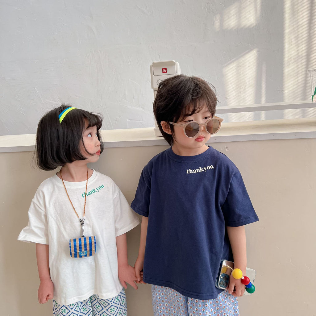 T-shirt pour enfants à col rond