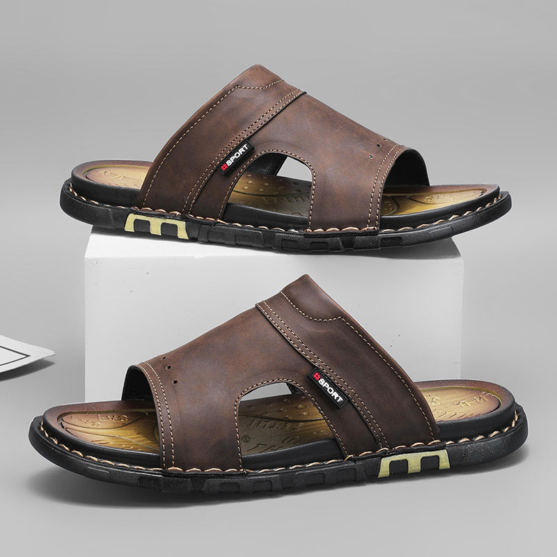 Versatile soft-soled slippers in larger sizes