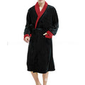 Men's Plus Size Long-Sleeved Nightshirt