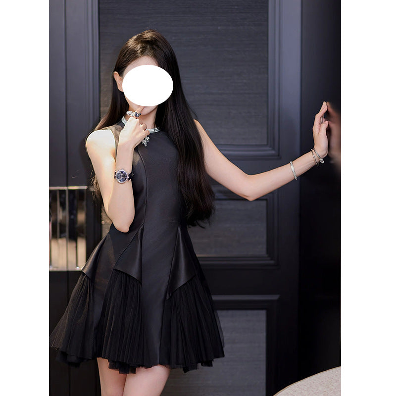 Puff Mesh Pitching robe perlescente
