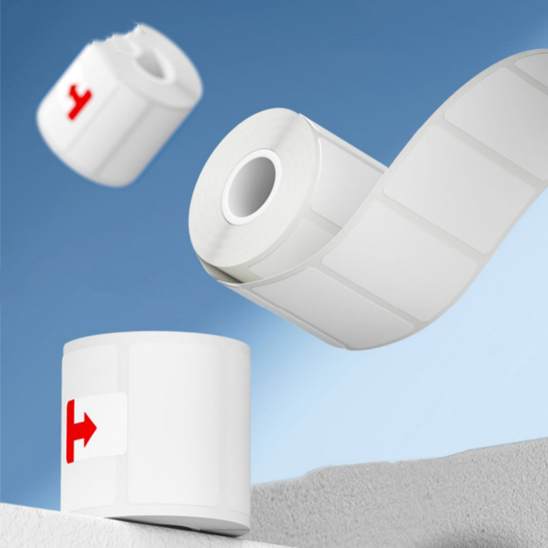 Four-property thermal paper adhesive sticker