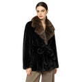 AutomneHiver Mode Mid-long Manteau avec un motif Lapel boutonné