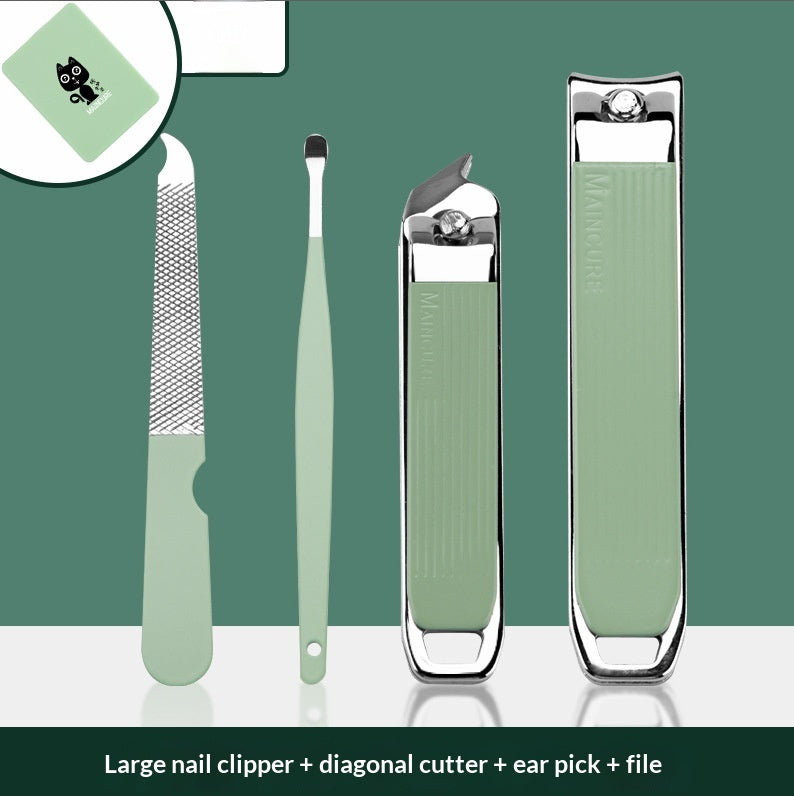 Outil à ongles inclinés anti-splash - Accessoire à pince à ongles en angle de précision pour manucure et p