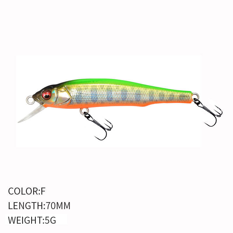 Submergé Mino Dummy Bait Horse Mouth Up