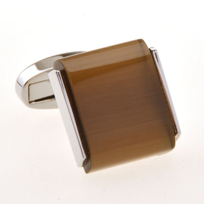 Boutons de manchette Opal Business Elite French Style Bouton de manchette