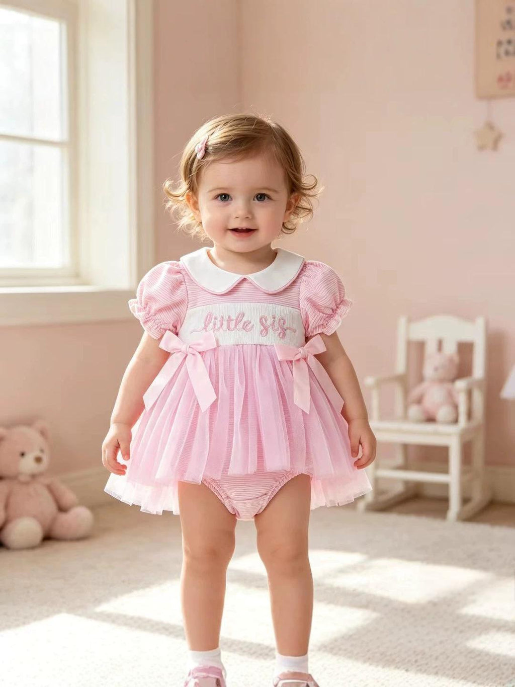 Bodysuit Triangle imprimé bébé Bow