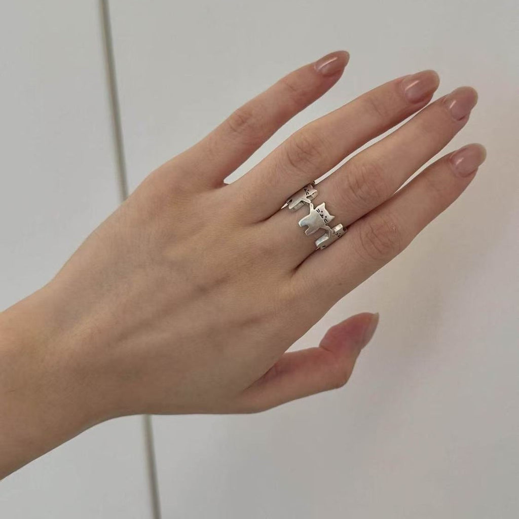 Creative Cat World Open Ajustable Ring