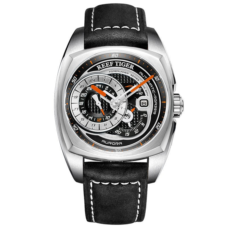 Montre mécanique sport et loisirs entièrement automatique pour hommes