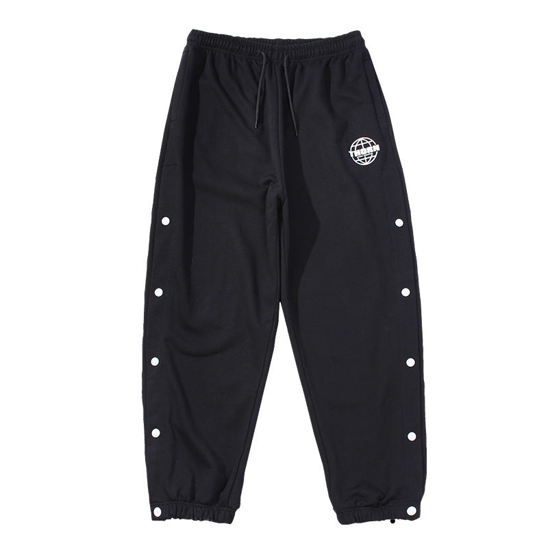 Newport Style Hommes Automne et hiver Breasted Drape Casual Hommes pantalons de sport solitaires