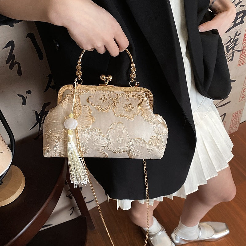 Chine Style Texturé Cheongsam Sac Femmes