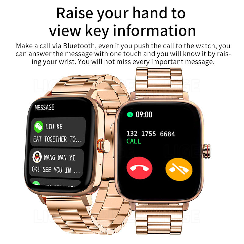 Smart Sports Watch Sleep Health Monitoring Running Waterproof Bracelet léger