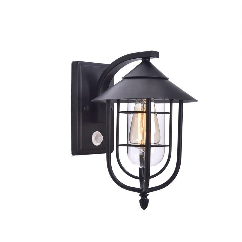 Lampe murale de type japonais pour usage extérieur