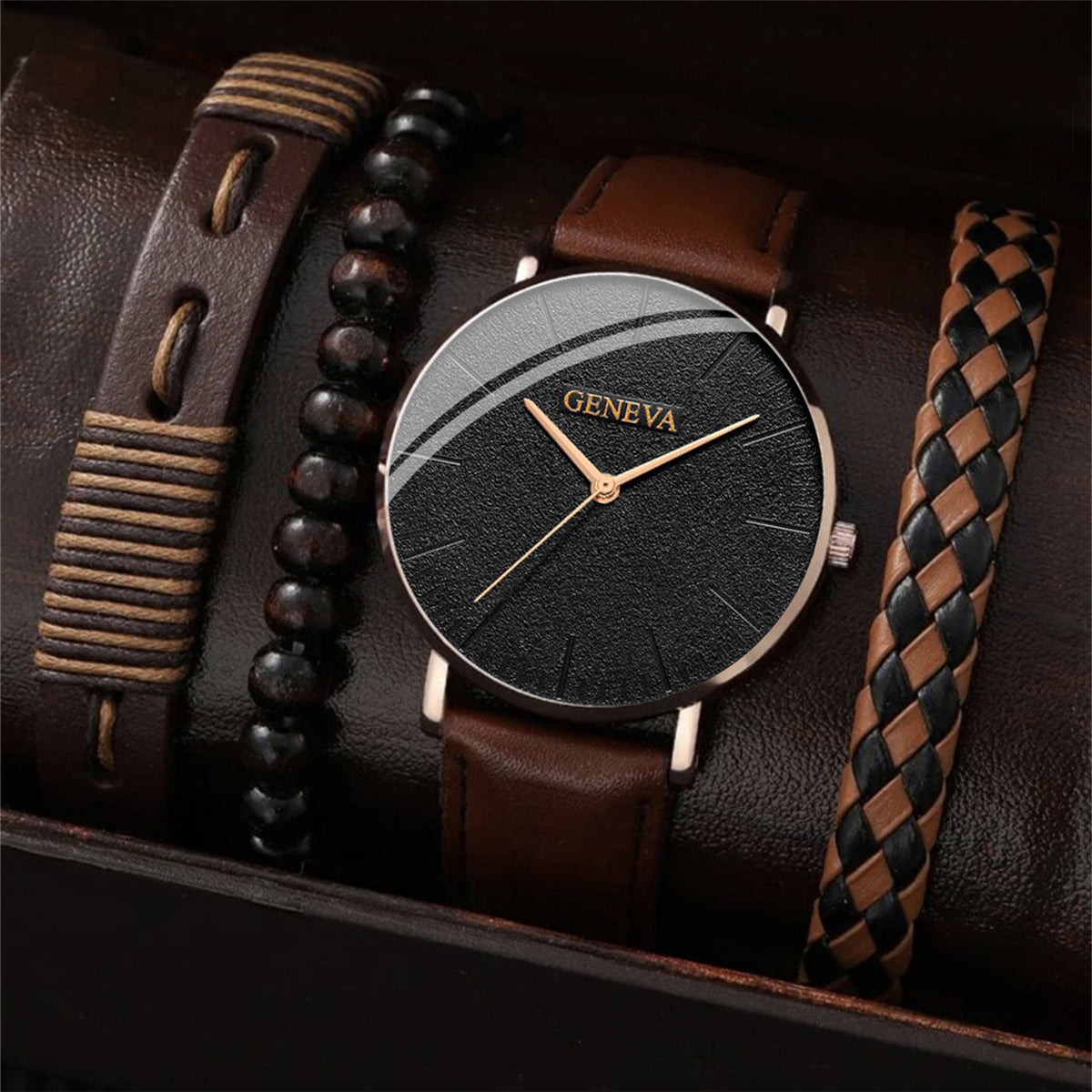 Montre Quartz style sport pour homme occasionnel