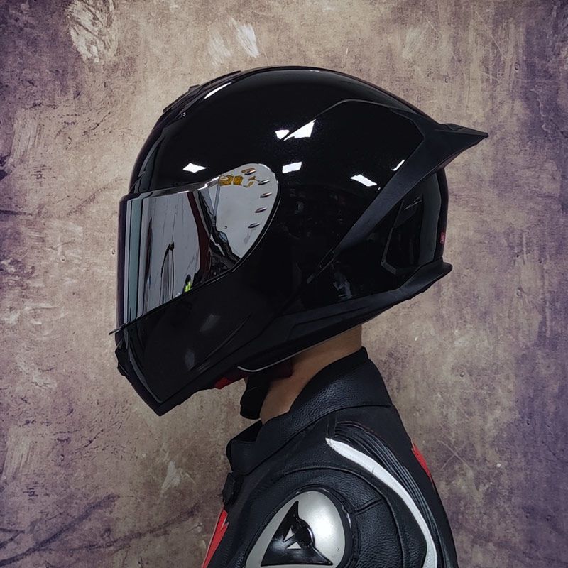 Casque de moto homme Bluetooth chaud plein visage quatre saisons