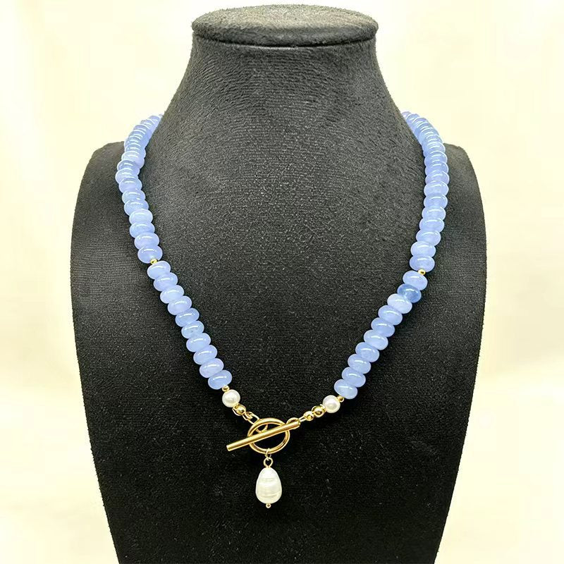 Collier en pierre naturelle Turquoise Pearl