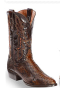 Bottes brodées à pointe pointue pour hommes