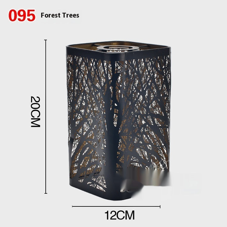 Iron Laser Engraving Square Round Lampshade Shell Accessoires