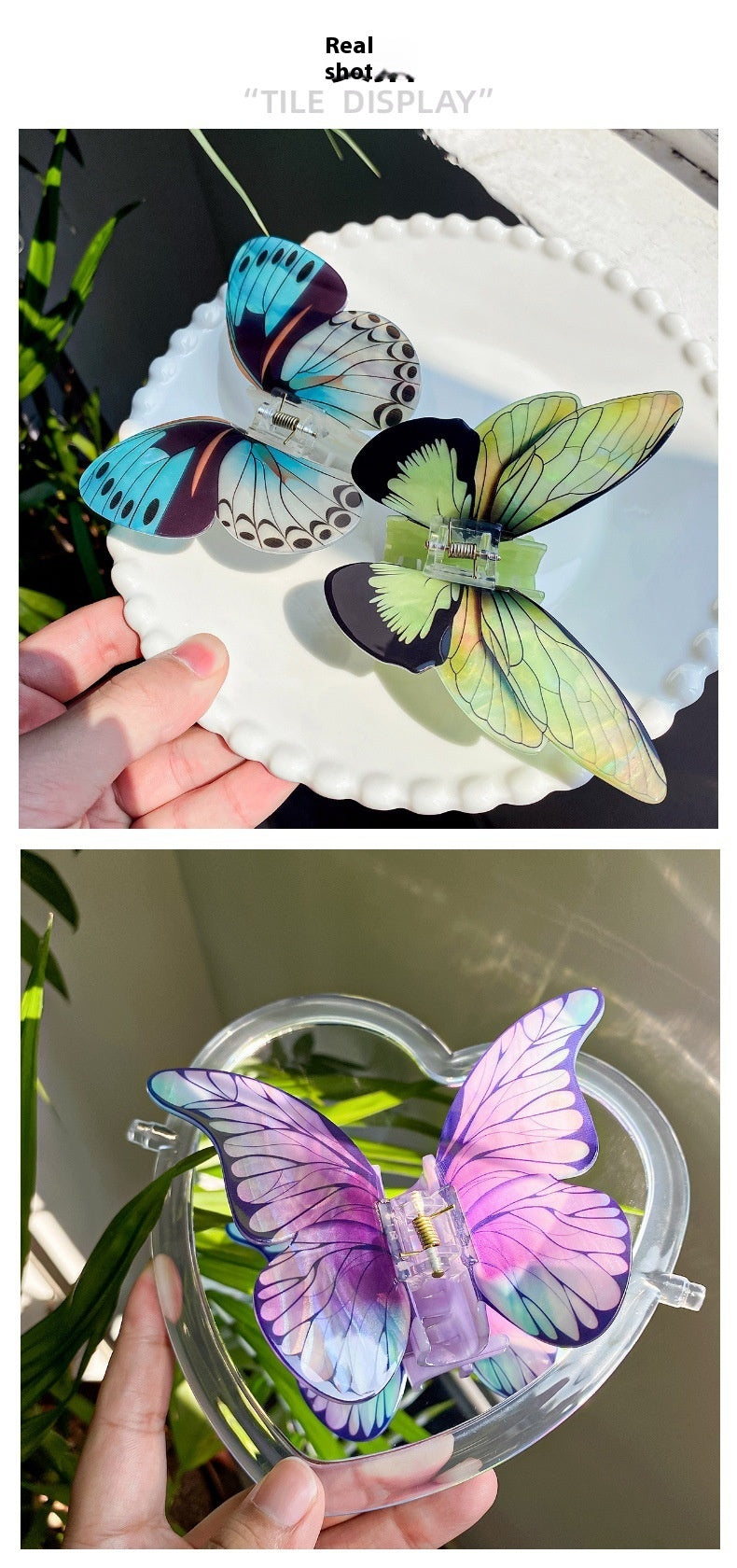 Femelle Simulation haute de gamme Butterfly Grab Clip