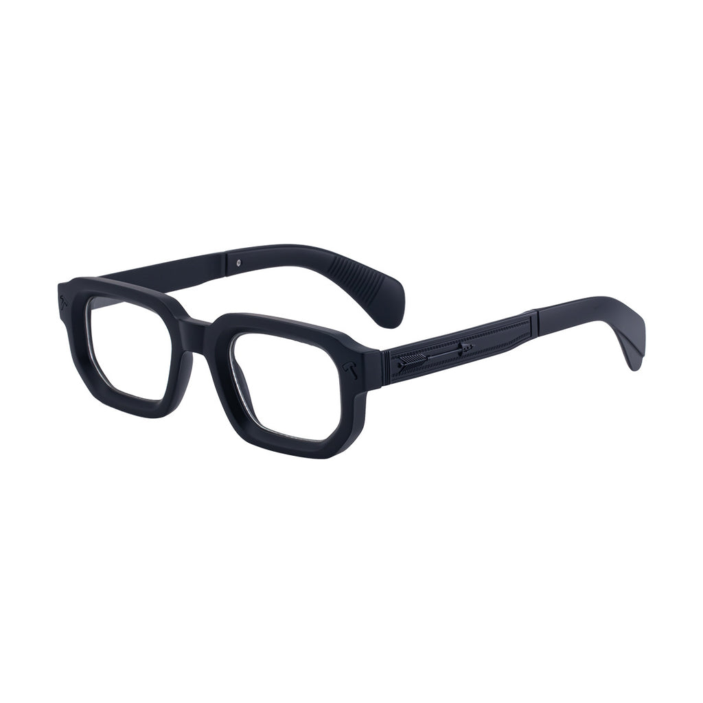Lunettes de soleil européennes et américaines Fashion Square Frame pour hommes sans ordonnance