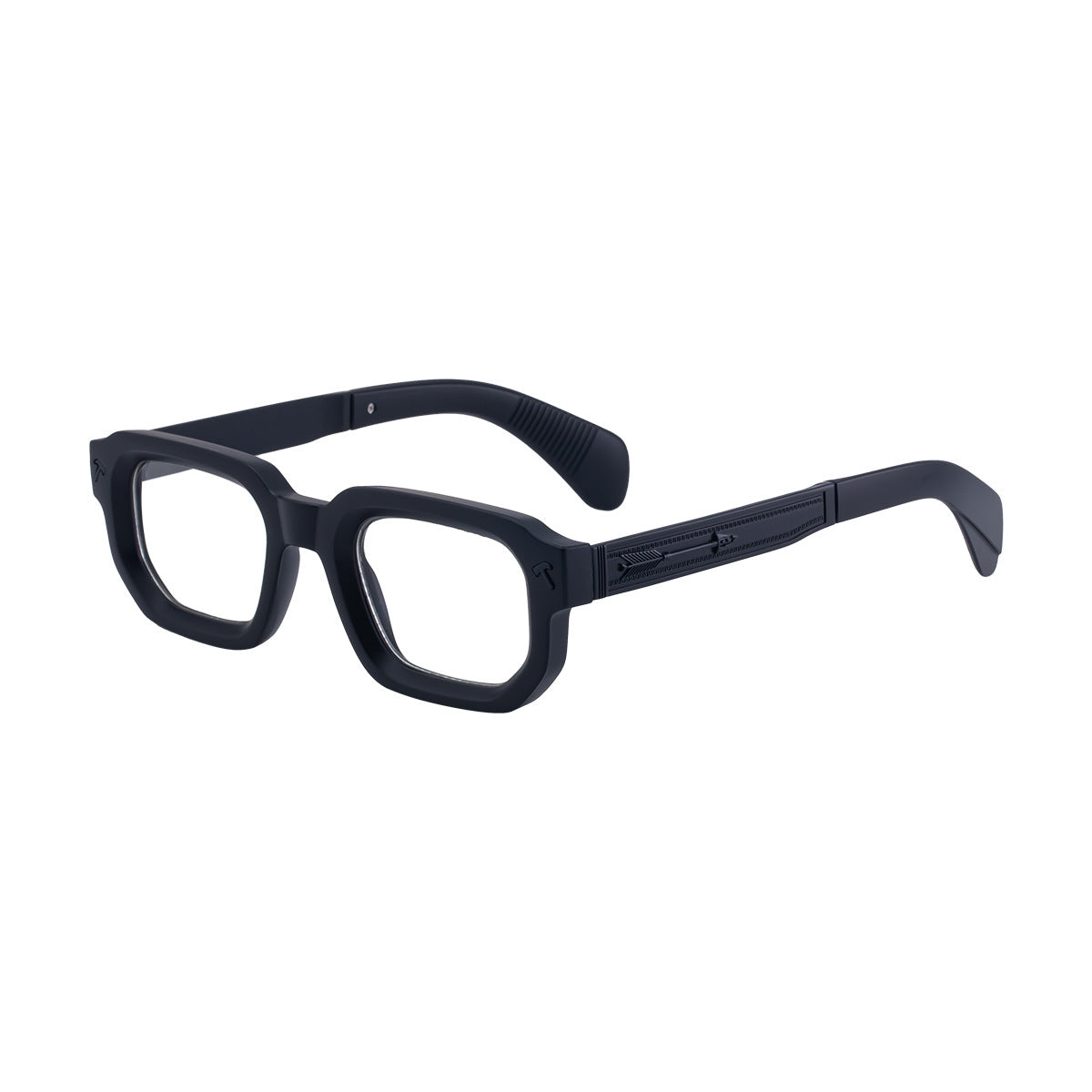 Lunettes de soleil européennes et américaines Fashion Square Frame pour hommes sans ordonnance