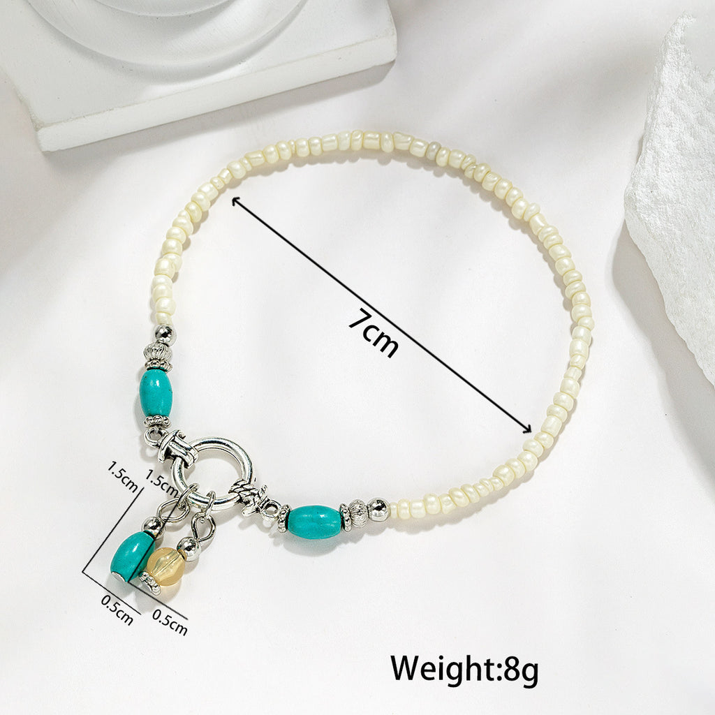 Casual Artistic Retro-style Single-strand Womens Anklet