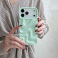 Style coréen Simple Ins en trois dimensions Ripple d'eau Soft Shell