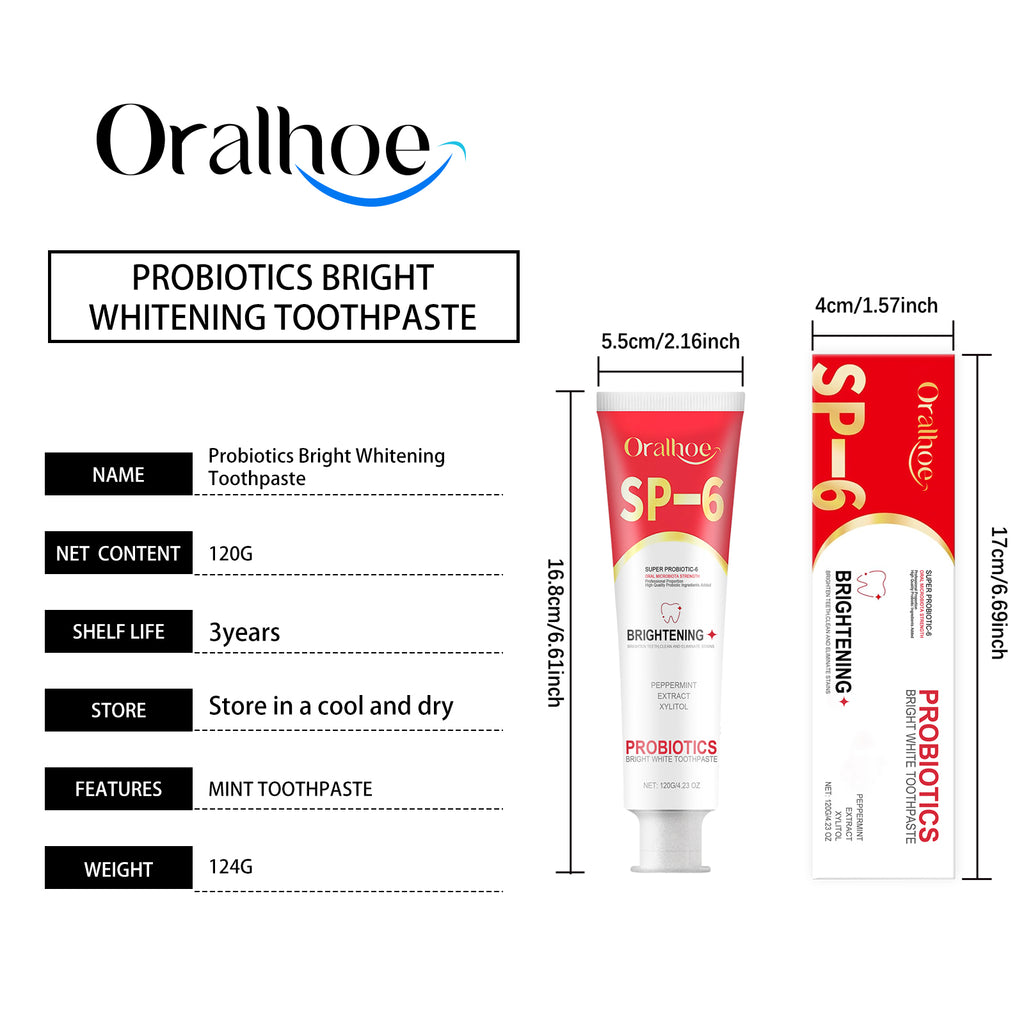 Probiotique Blanchiment Dentifrice 120g 1box