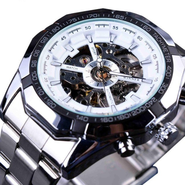A Drop Shipping Forsining Watch Mode Homme Casual Classic Populaire Waterproof Manual Mec