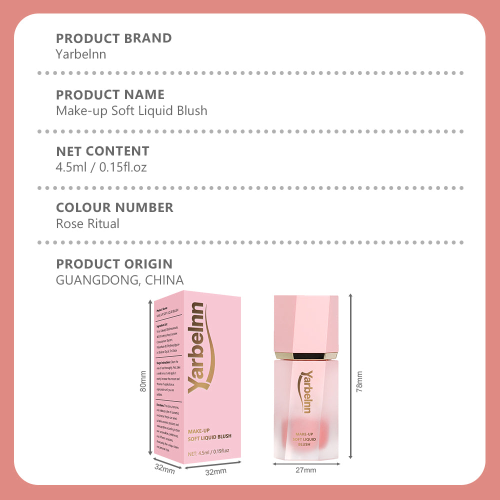 Soft transparent liquide Blush
