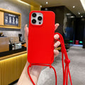 Étui téléphonique Lanyard minimaliste épais