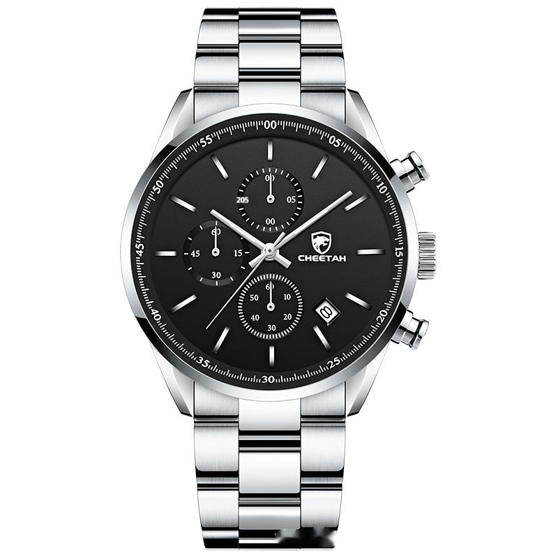Montre Quartz multifonctionnelle pour hommes Business Leisure