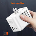 Gallium Nitride PD65W Charge rapide tête à l'étranger Voyage Plug Converter