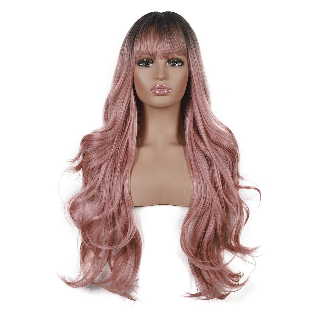 Couverture européenne et américaine pour perruque à cheveux bouclés