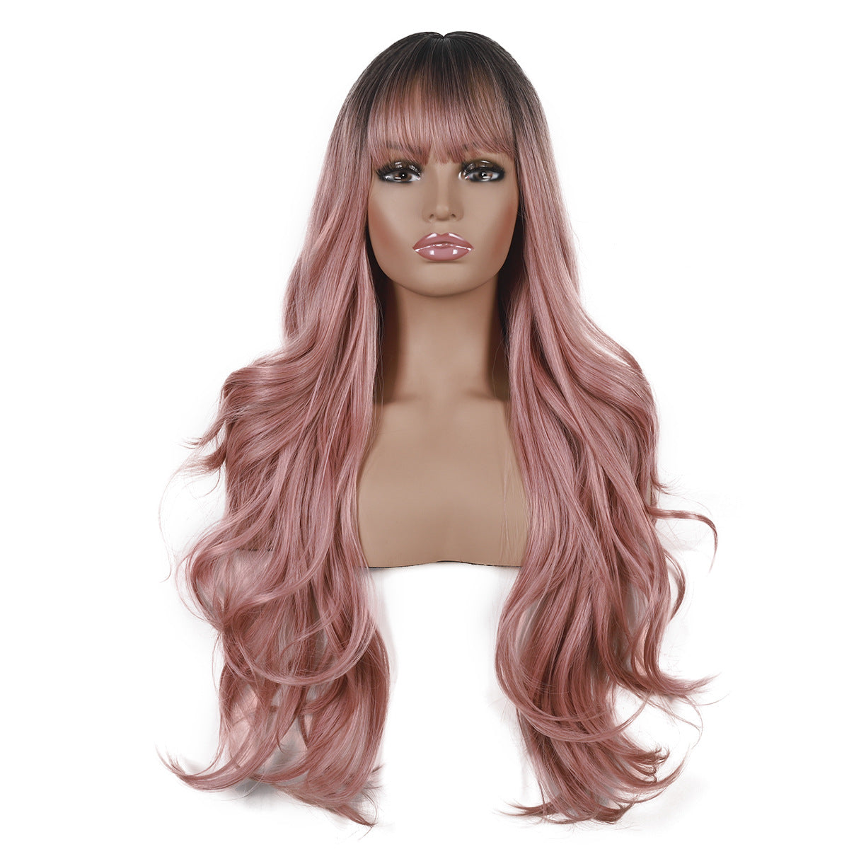 Couverture européenne et américaine pour perruque à cheveux bouclés