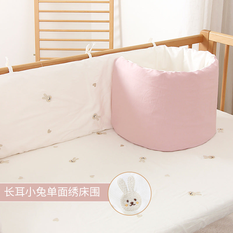 Lit de berceau Circonférence Soft Bag Lit bébé anti-collision amovible et lavable