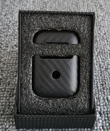 Boîtier de protection en fibre de carbone Casque Bluetooth sans fil Boîtier de protection en fibre de carbone