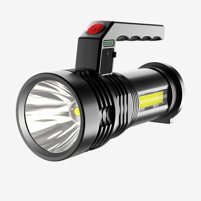 Usb charge avec lumière latérale ménage conduit lumière portable multifonction en plastique