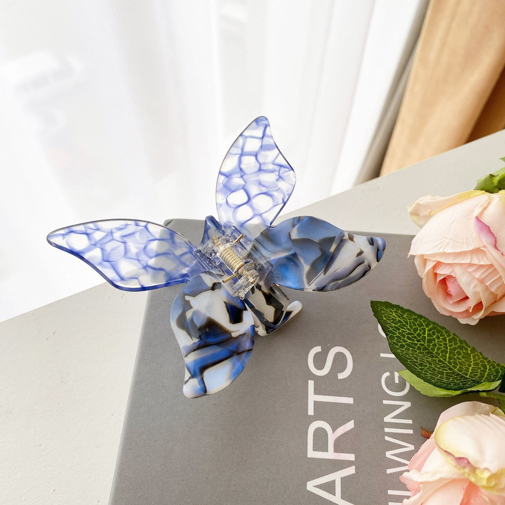 Coiffure papillon fille Clip tête arrière pan