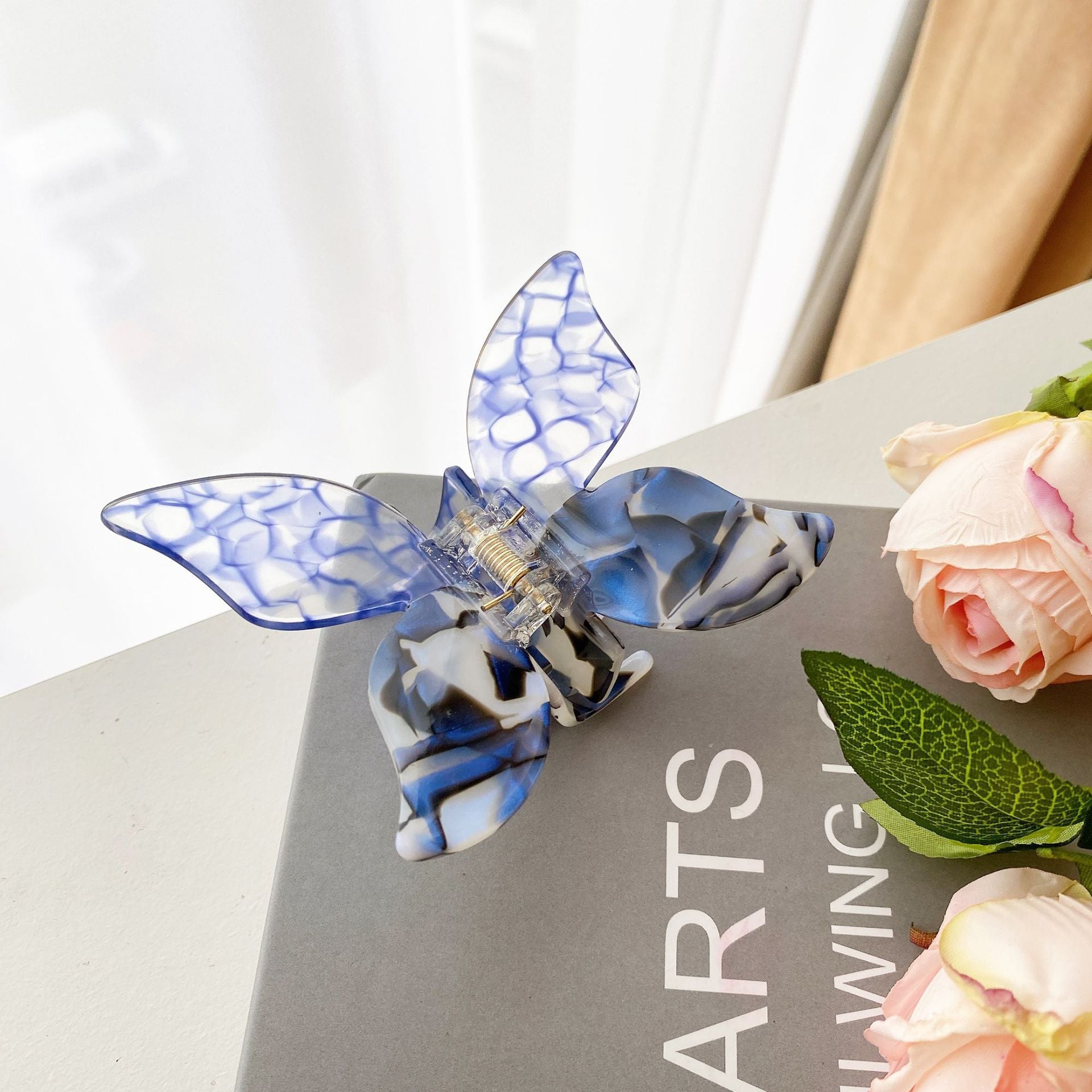 Coiffure papillon fille Clip tête arrière pan