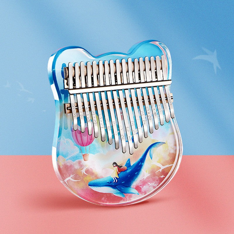Pouce Harp Kalimba Kalimba Son acrylique cristal clair