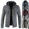 Ebay Automne et l'hiver hommes Épaisseur polaire Cardigan Chandail hommes à capuche Cardigan Jacke
